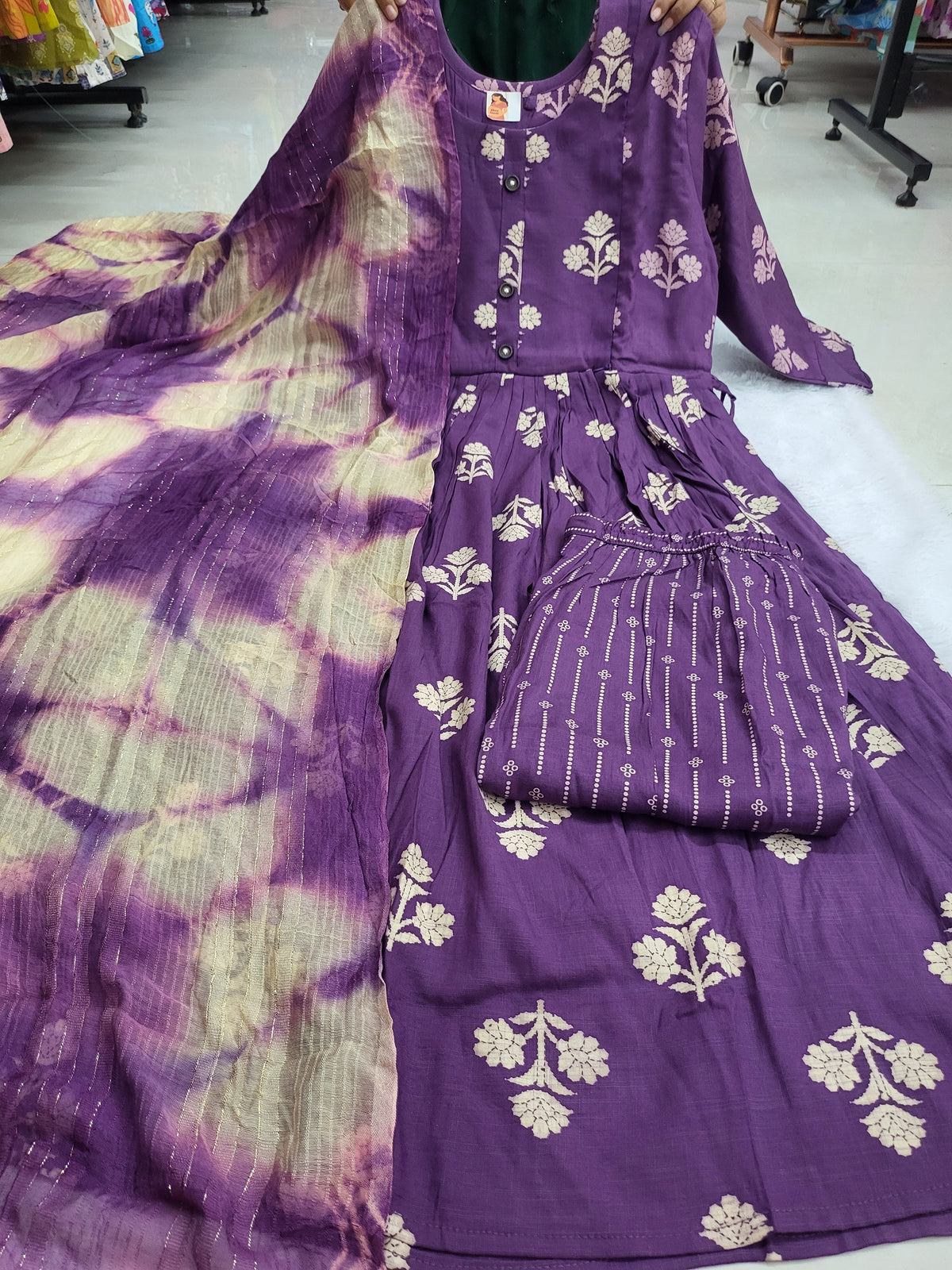 3pc sets in feeding purple 3846