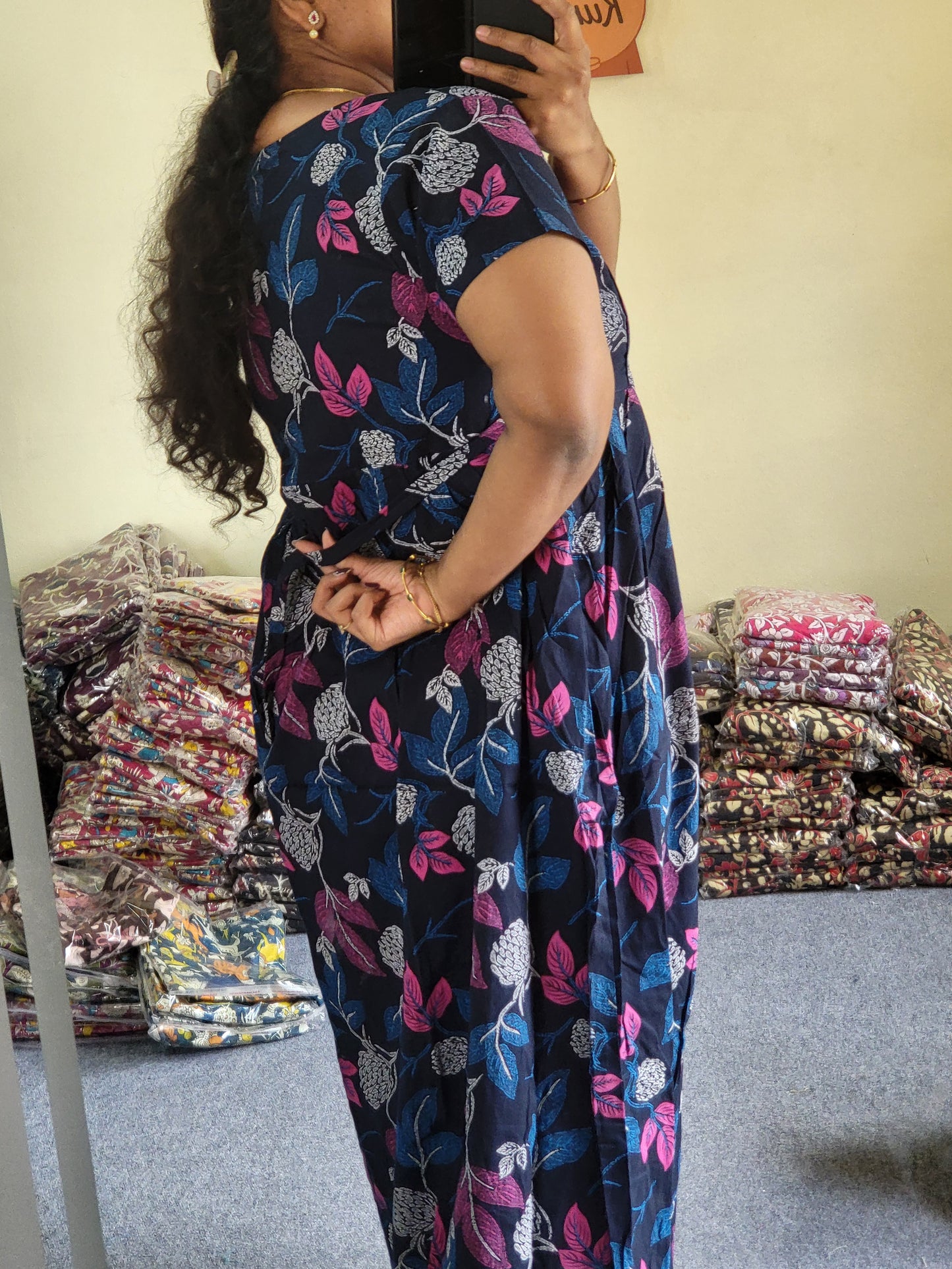 2 in 1 feeding frock/nighty