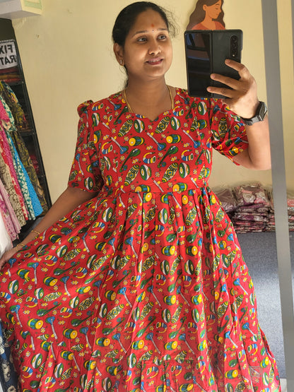 Kalamkaari full lining feeding