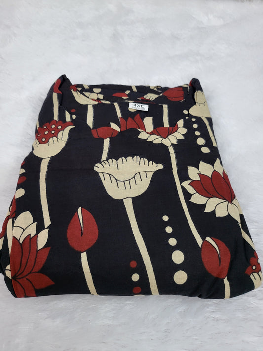 1049/- Kalamkaari #blk/rd