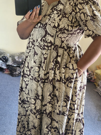 Kalamkaari full lining feeding