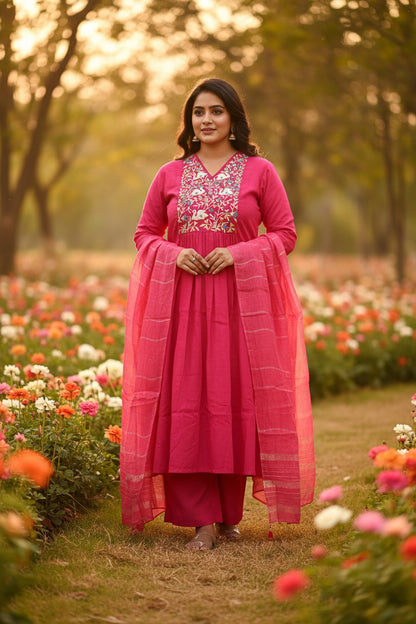 Feeding emb 3pc sets pink