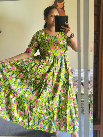 Kalamkaari feeding kurtis