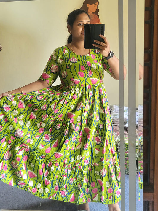 Kalamkaari feeding kurtis