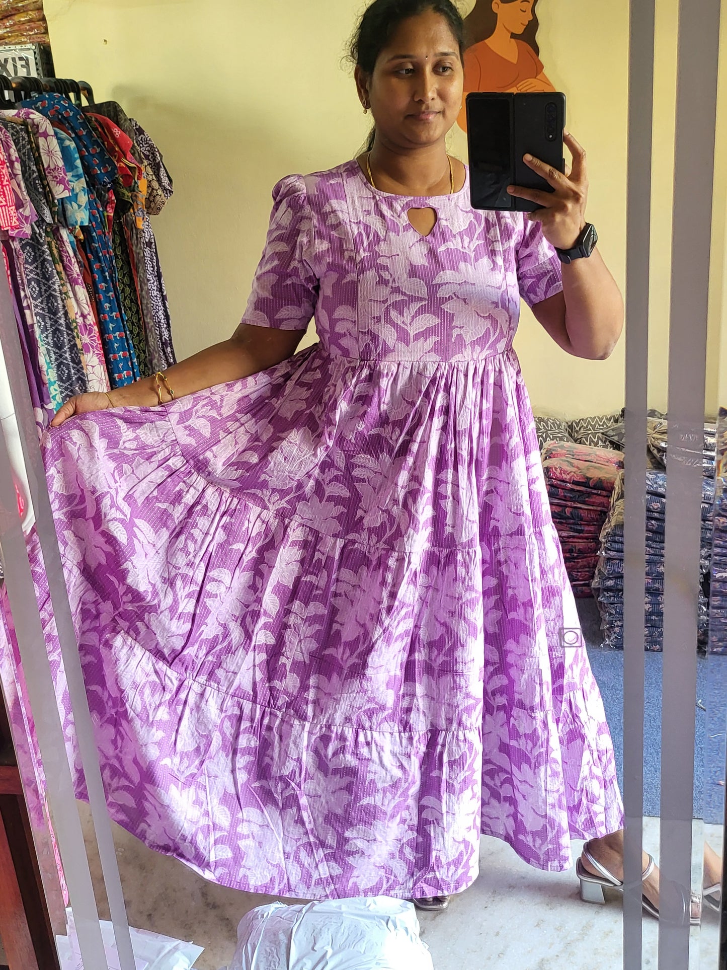 Kathawork feeding kurtis