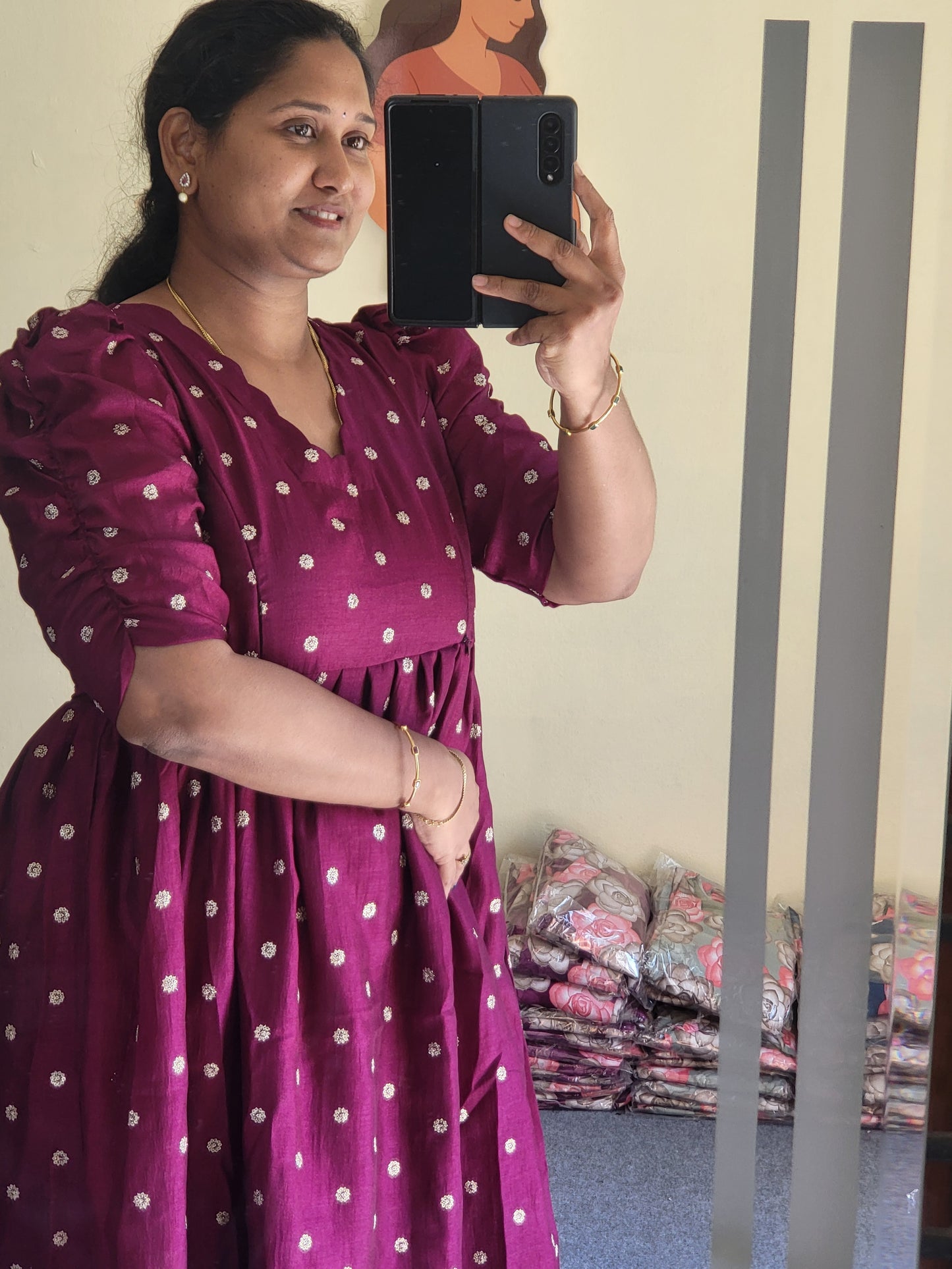 Partywear wear 1pc feeding