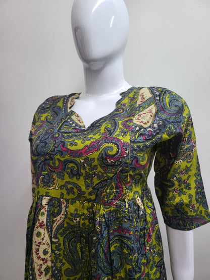 Feeding frock greenmix