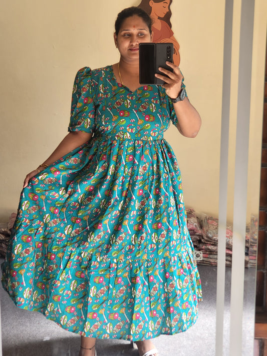 Kalamkaari full lining feeding