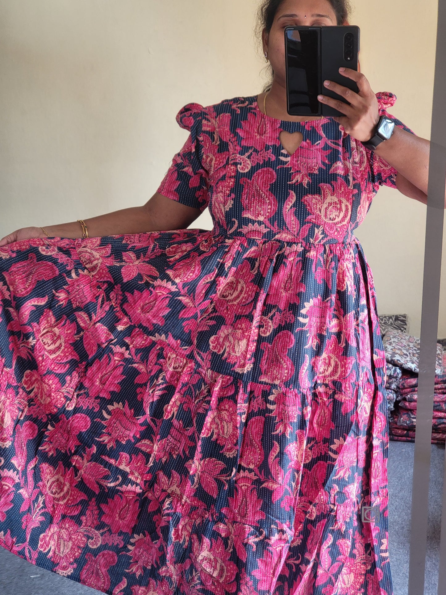 Kathawork feeding kurtis