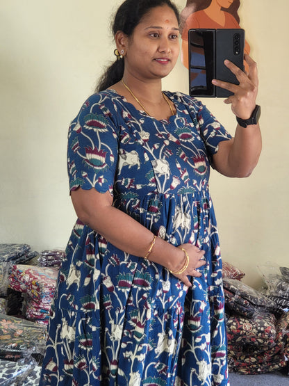 Kalamkaari feeding kurtis