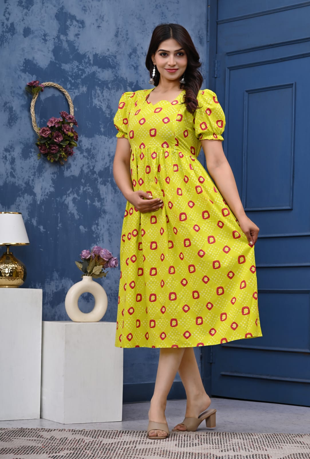Pure cotton feeding Anarkali