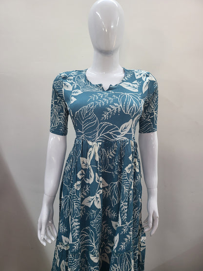 Deltacrepe feeding dresses seablu