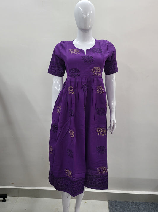 Handblock feeding Kurtis