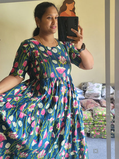 Kalamkaari feeding kurtis