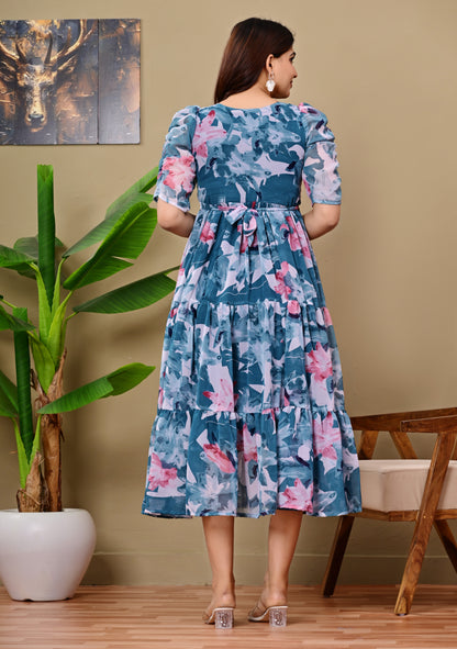 GORGETTE FEEDING KURTIS