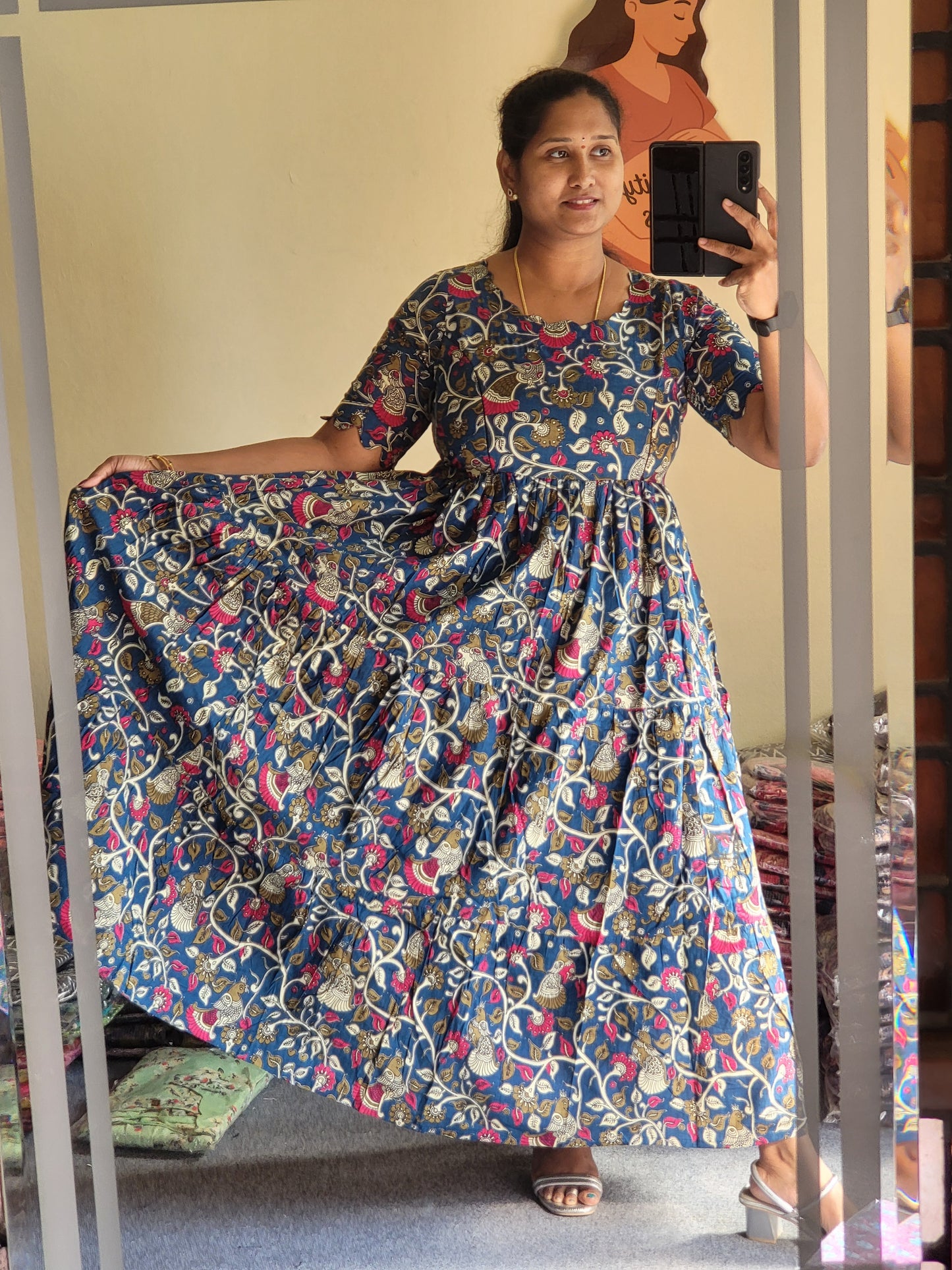 Kalamkaari feeding kurtis