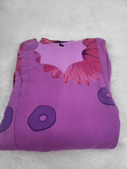 Gorgette Feeding purple/flrs9845