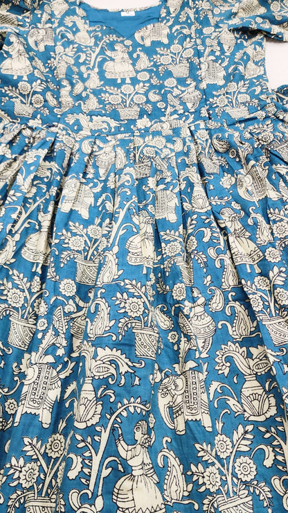 Kalamkaari print feeding kurtis