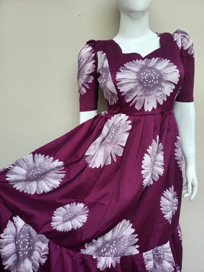 Deltacrepe feeding dresses