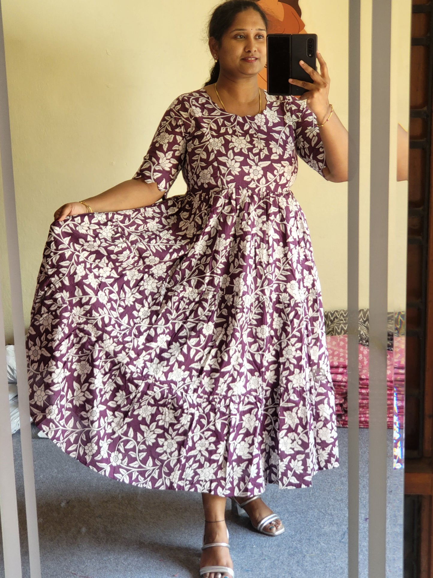 Kalamkaari feeding kurtis