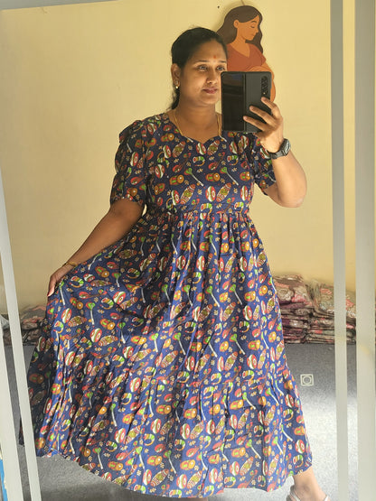 Kalamkaari full lining feeding