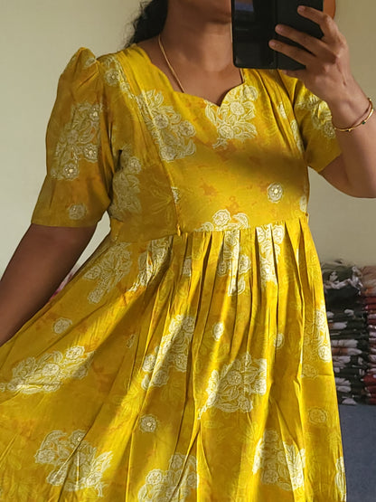 Modal chanderi feeding dresses