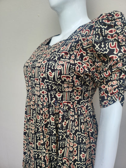 Pure cotton 3tire feeding kurtis