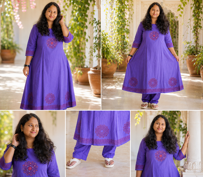 Office wear feeding co-ord sets prpl