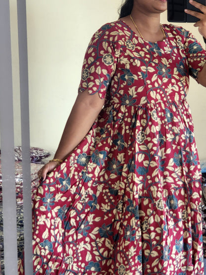 Kalamkaari feeding kurtis