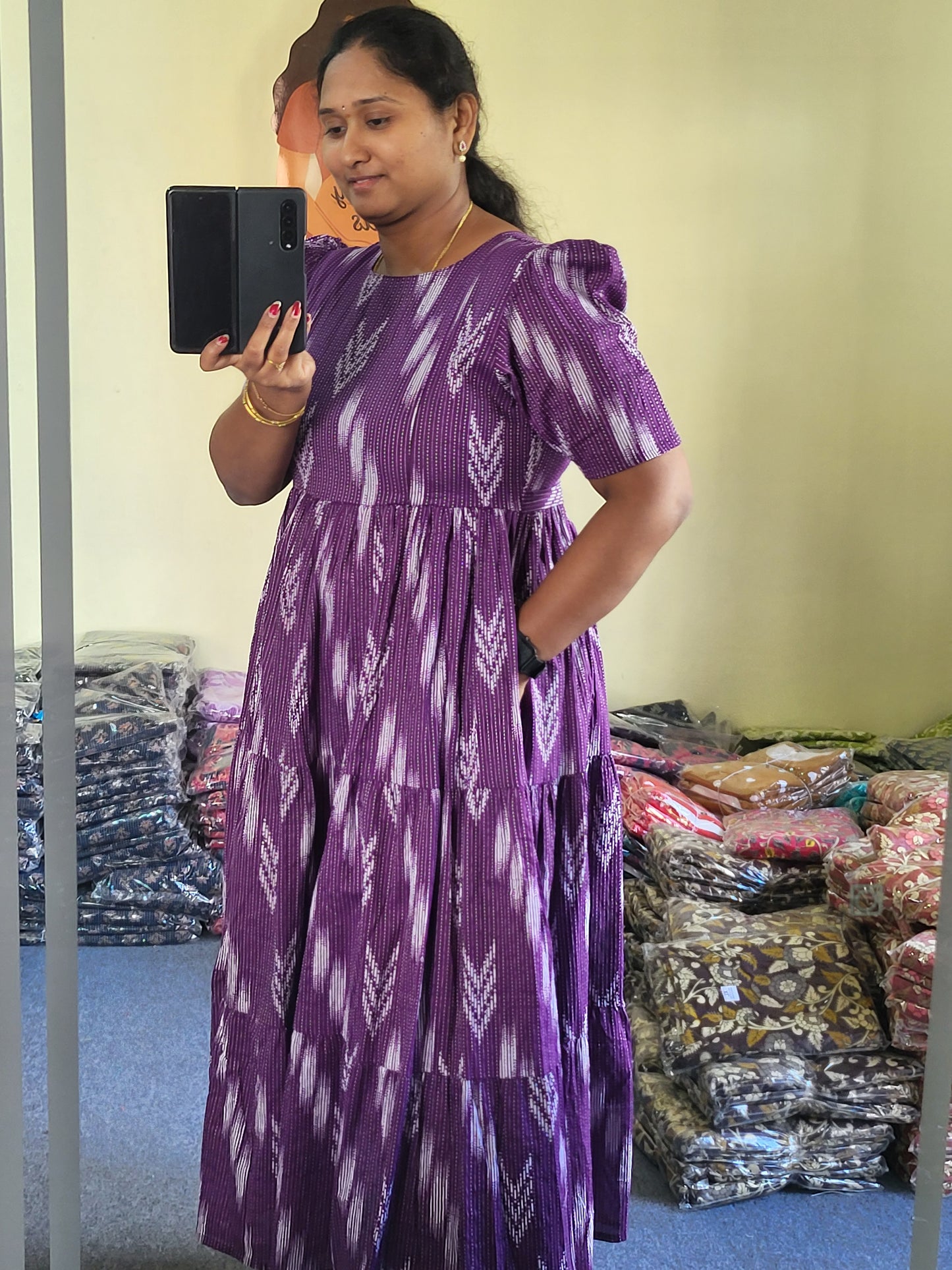 Kathawork feeding kurtis