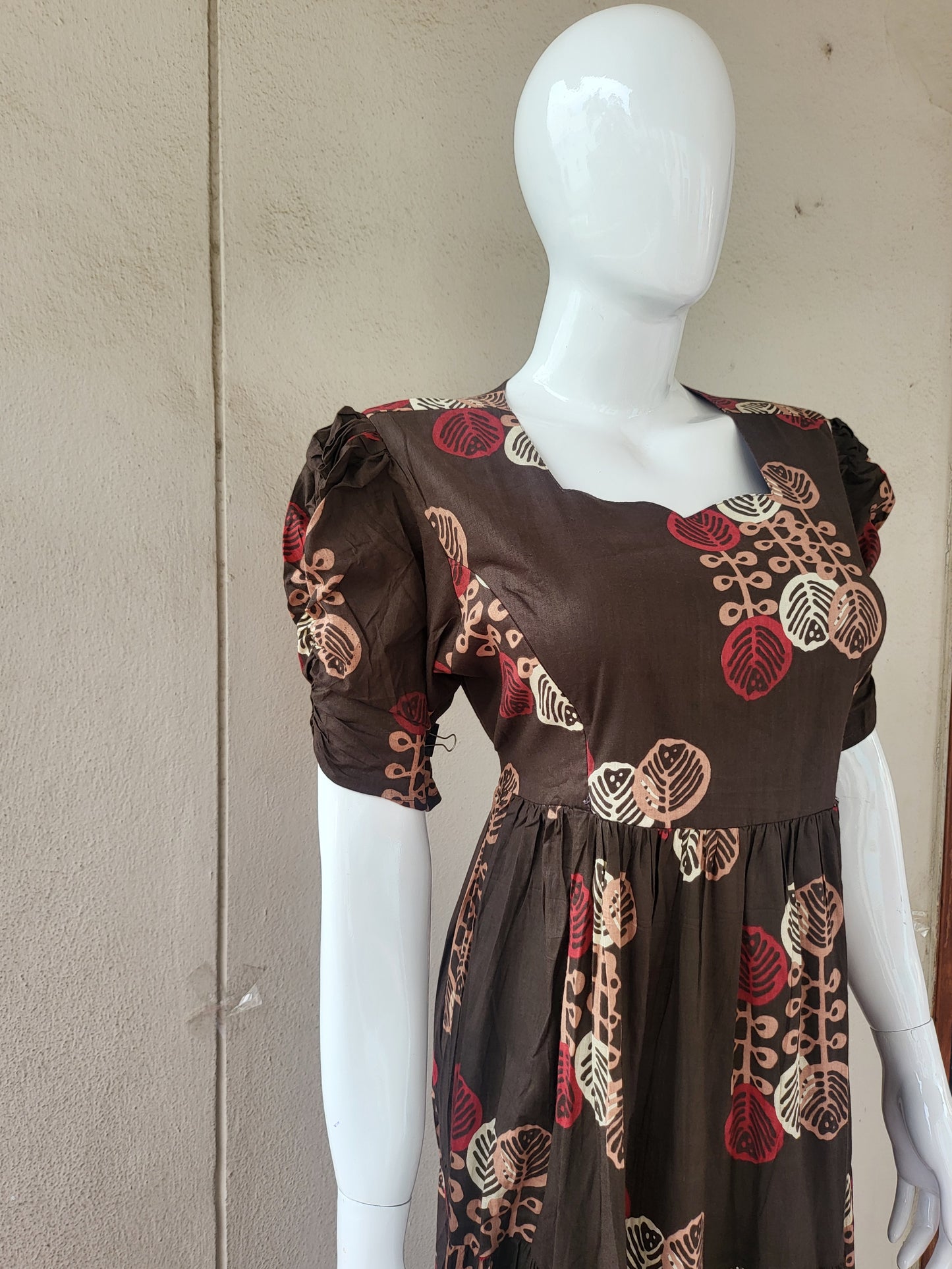 Pure cotton 3tire feeding kurtis