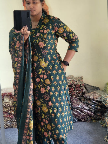 3Pc sets Feeding in A line Pattern