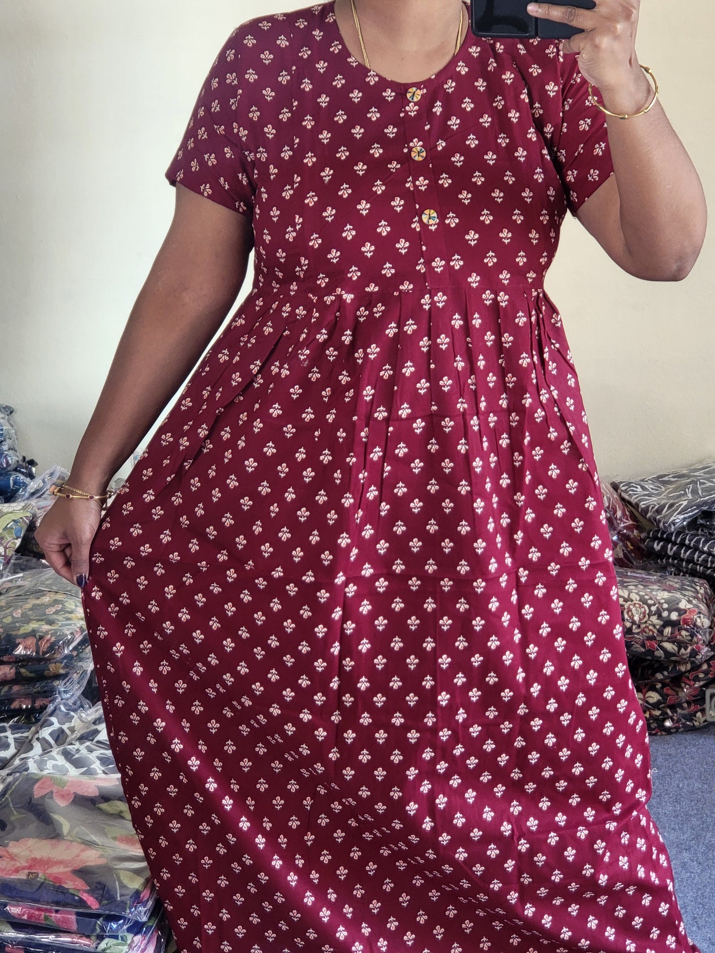 Feeding frock/nighties (2 in 1)