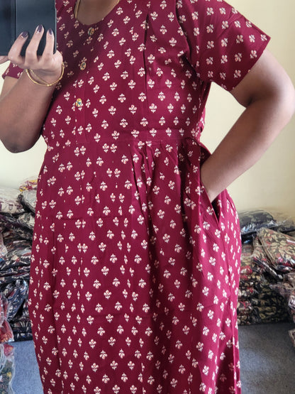 Feeding frock/nighties (2 in 1)