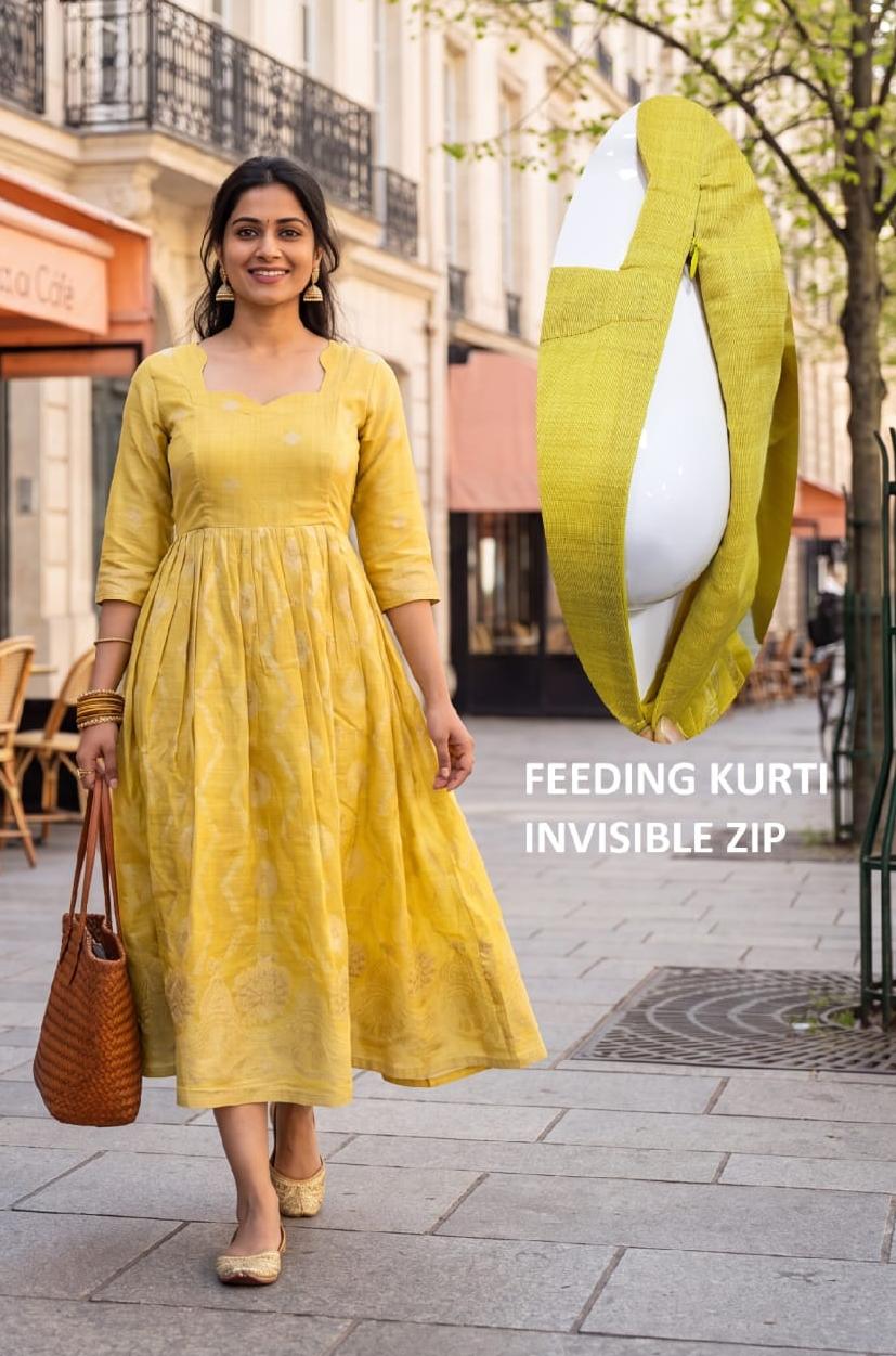 Jamdhani silk feeding yellow 02