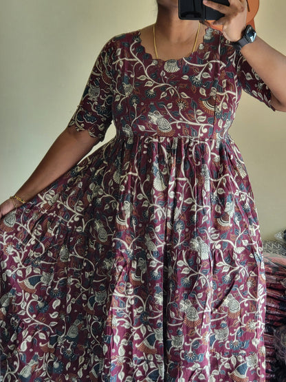 Kalamkaari feeding kurtis