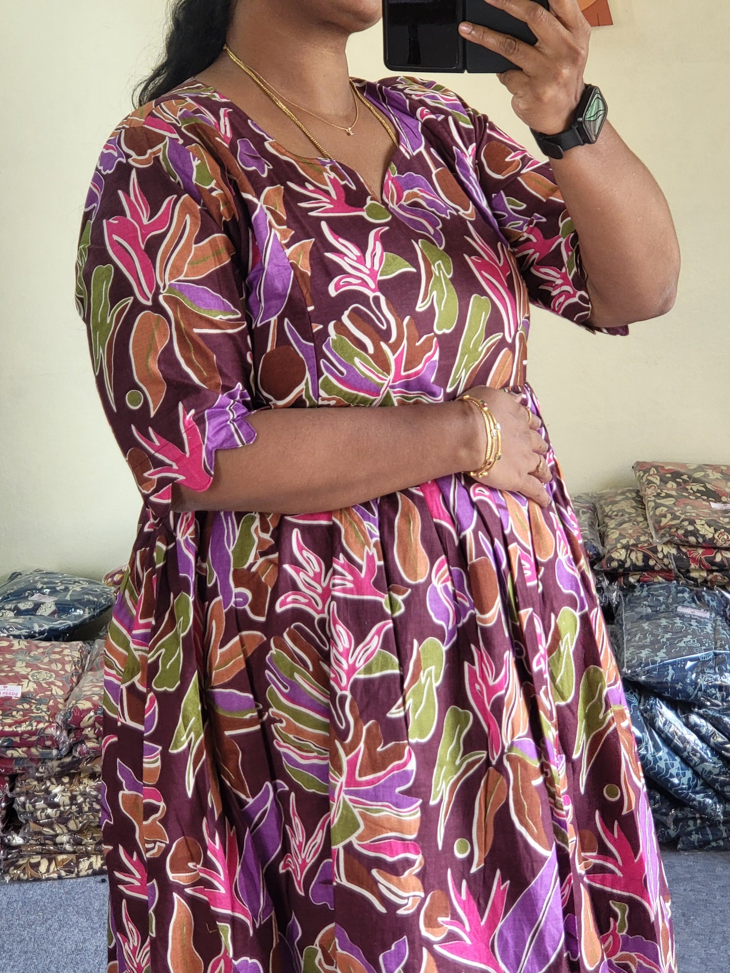 Plus sizes feeding kurtis