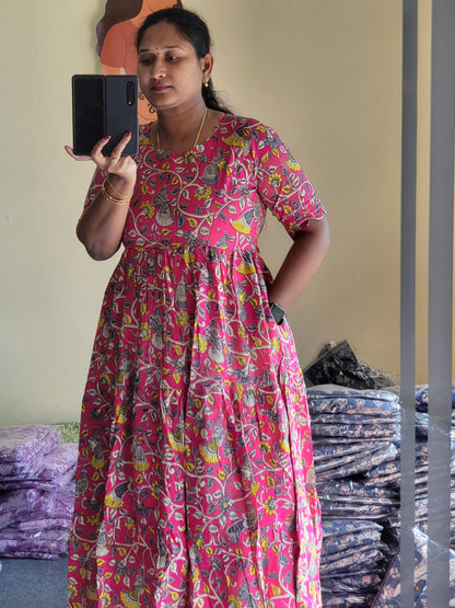 Kalamkaari feeding kurtis