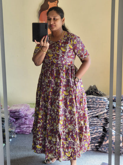 Kalamkaari feeding kurtis