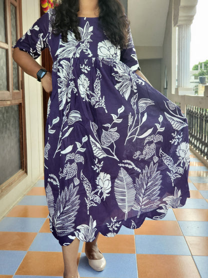 Cutwork feeding Anarkali Kurtis