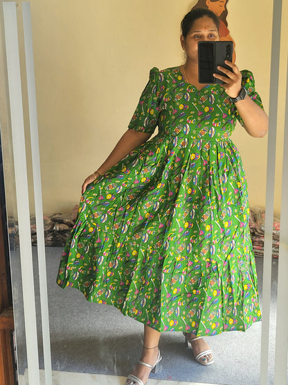 Kalamkaari full lining feeding