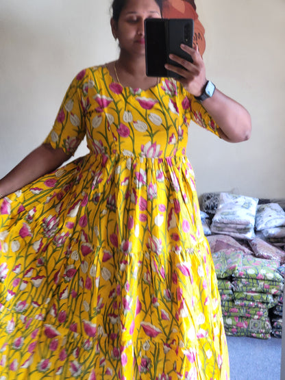 Kalamkaari feeding kurtis