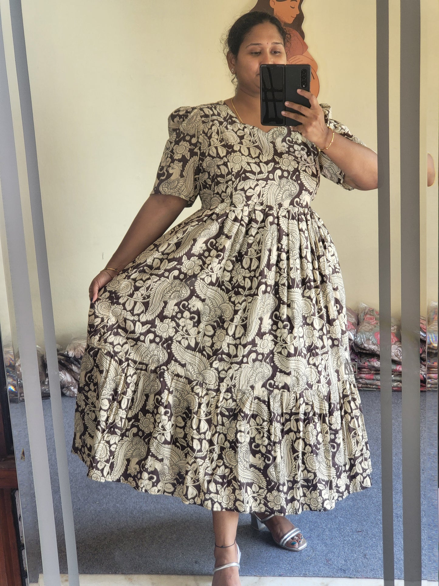 Kalamkaari full lining feeding