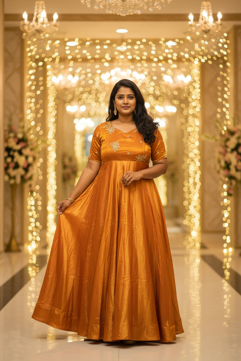 Partywear feeding golden clr