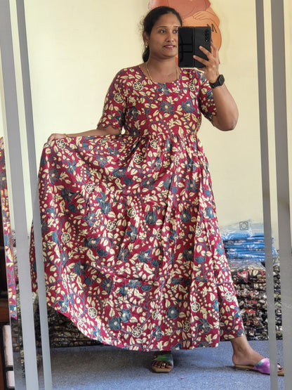 Kalamkaari feeding kurtis