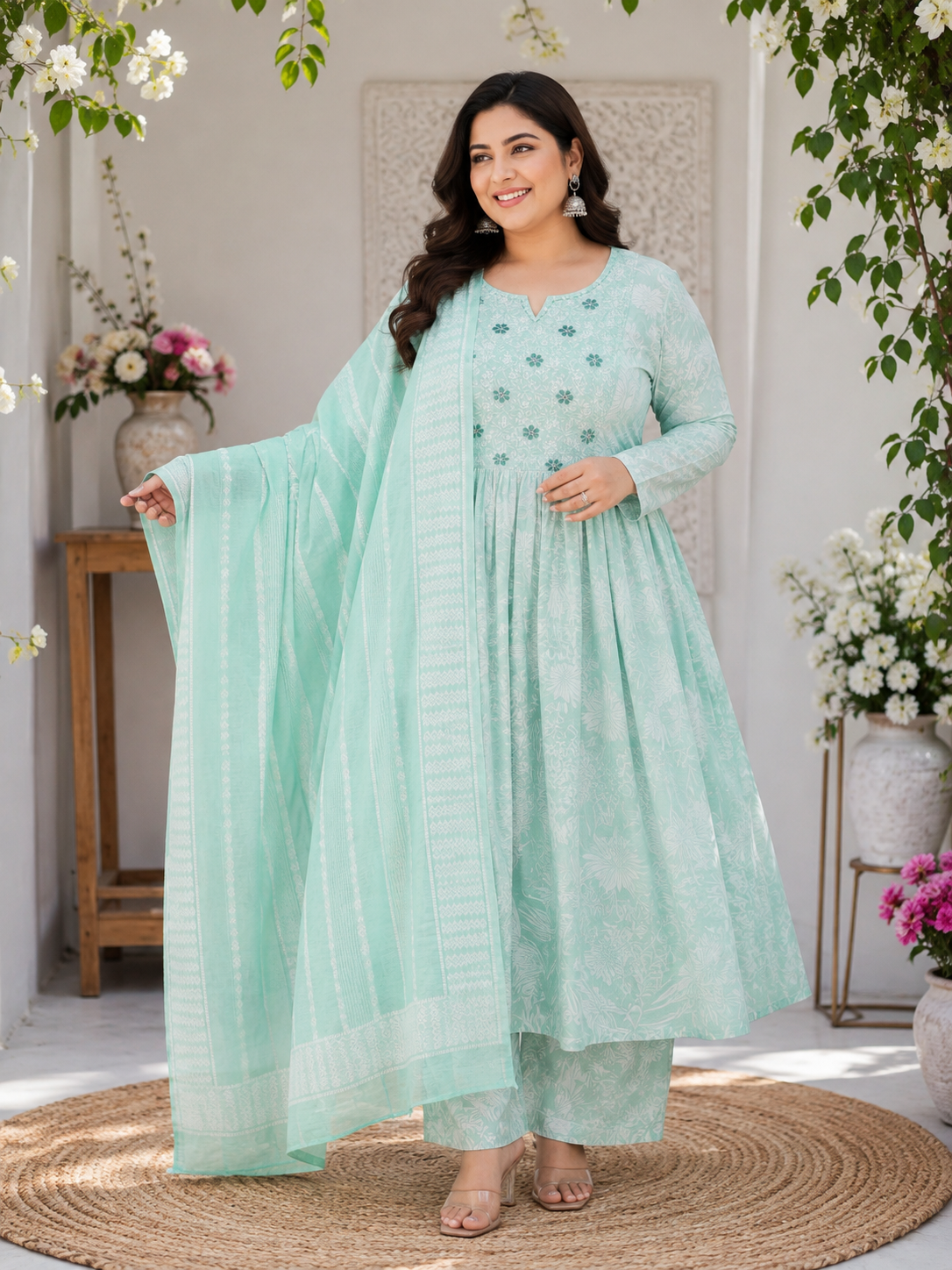 3pc sets in handloom cotton skyb