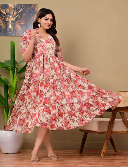 GORGETTE FEEDING KURTIS