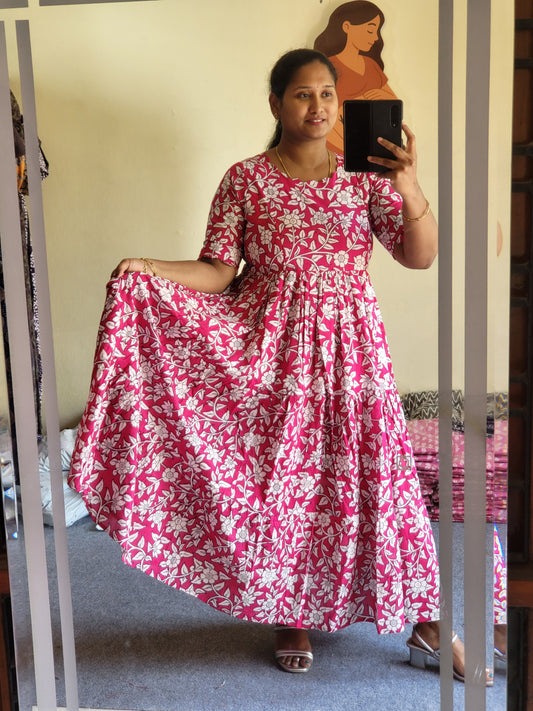 Kalamkaari feeding kurtis