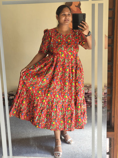 Kalamkaari full lining feeding