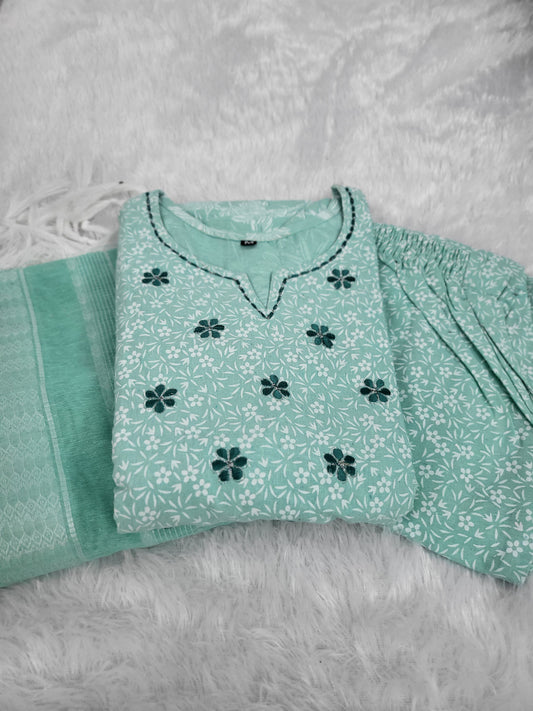 3pc sets in handloom cotton skyb